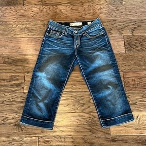 BKE Denim Culture Capri Mid Rise Size 26